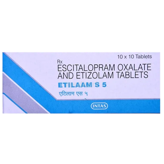 etilaam s 5mg tablet 10's